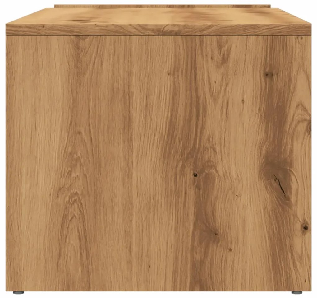 Mesa de centro 90x45x35 cm derivados madeira carvalho artisiano