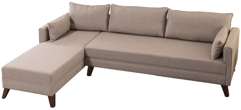 Sofá de Canto Bella – Creme – 275x85x165 cm