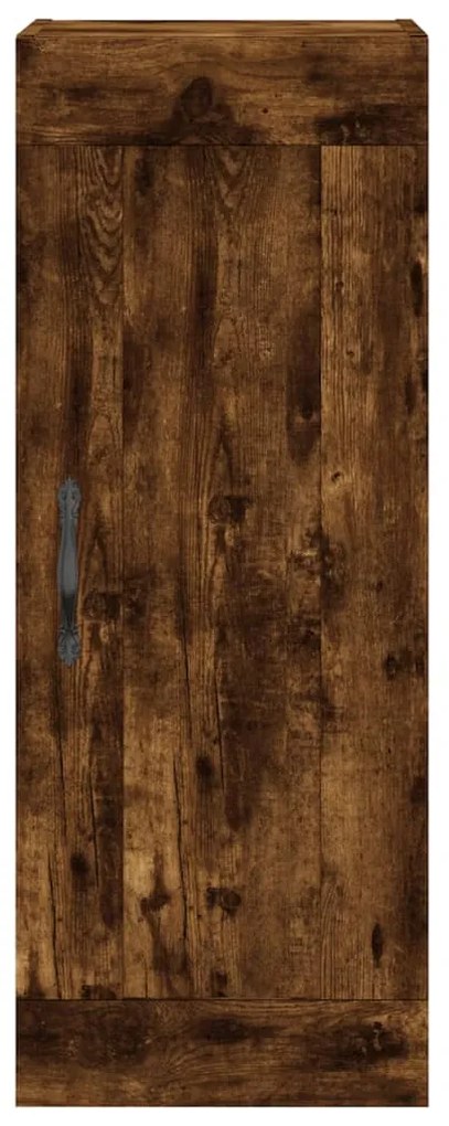 Armário parede 34,5x34x90 cm derivados madeira carvalho fumado