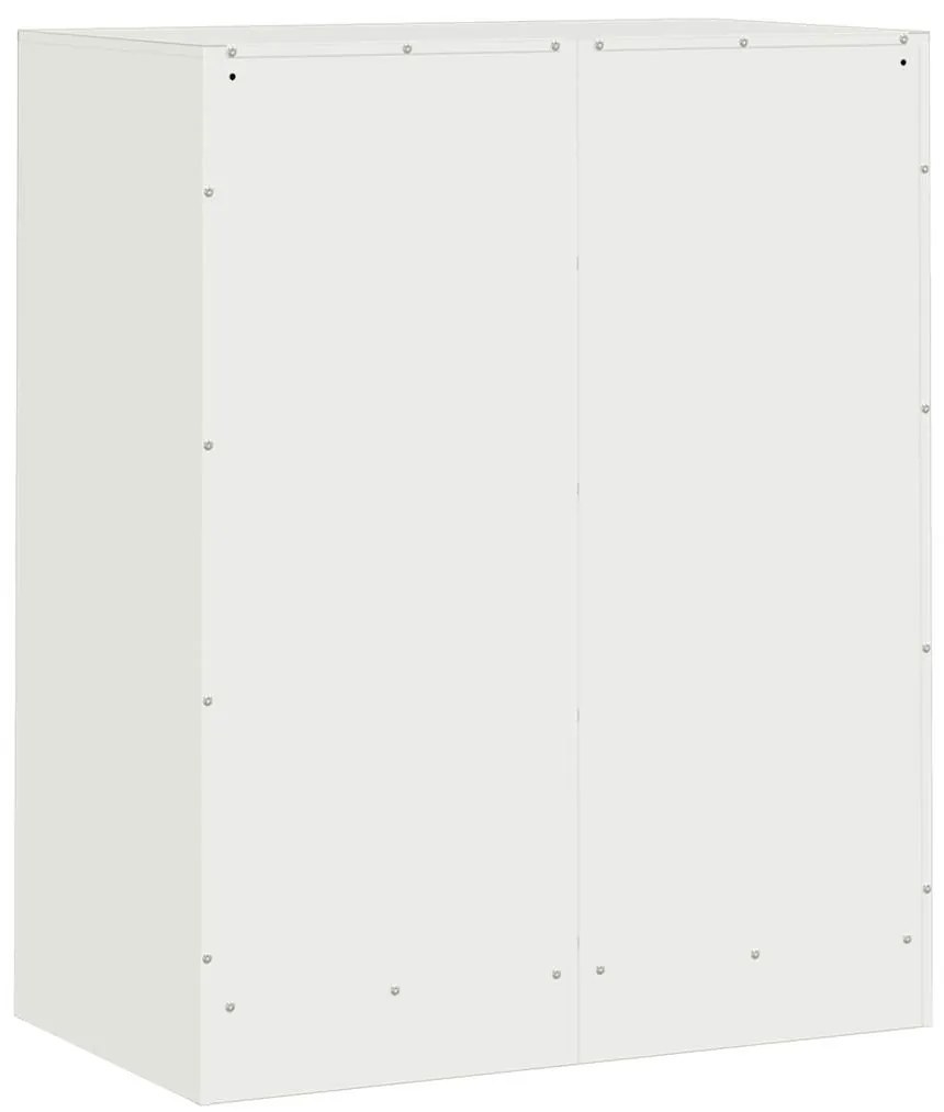 Aparador 67x39x83 cm aço branco