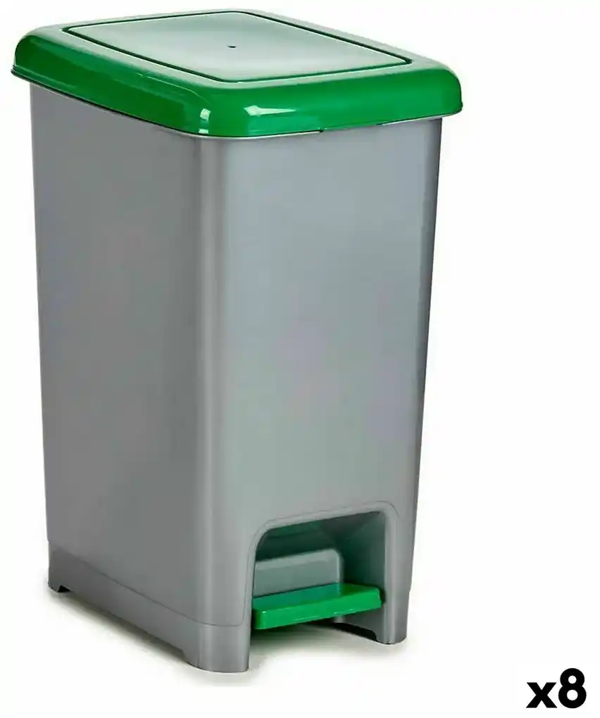 Caixote de Lixo para Reciclagem Tontarelli Moda 24 L Branco (6 Unidades)