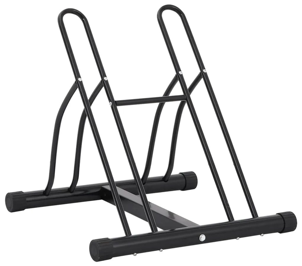 Suporte independente para 2 bicicletas aço