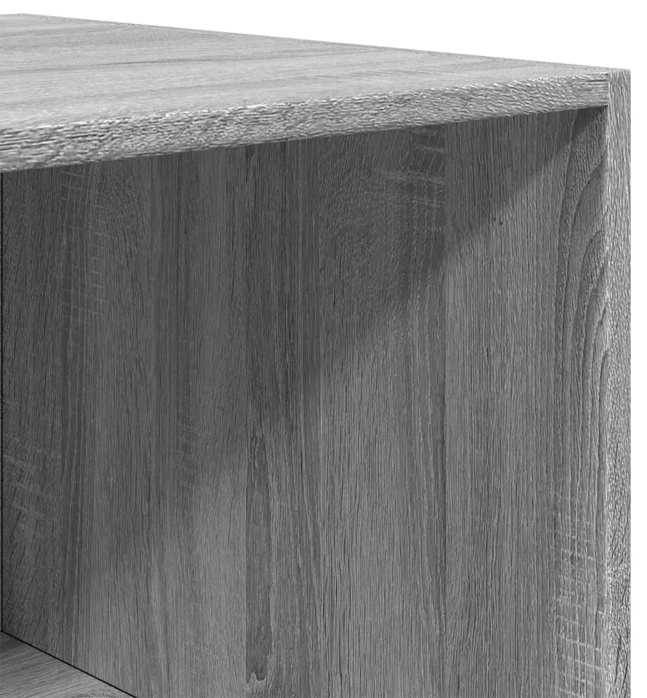Roupeiro 50x50x200 cm derivados de madeira cinzento sonoma