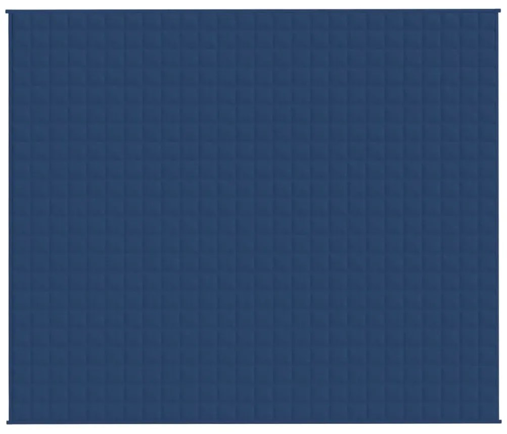 Manta pesada 11 kg 220x260 cm tecido azul