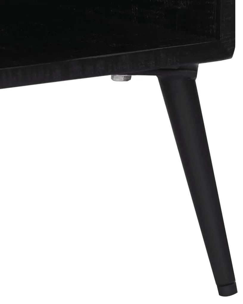Móvel de TV 112x31x45 cm madeira de teca recuperada maciça