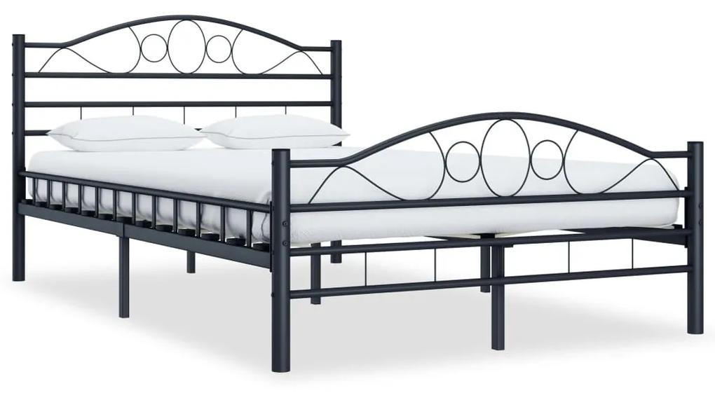 Estrutura de cama 120x200 cm aço preto