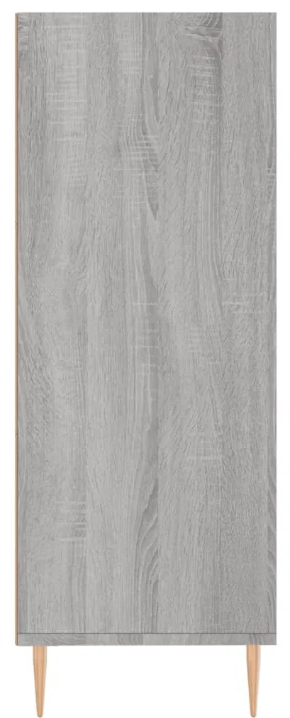 Estante 69,5x32,5x90 cm derivados de madeira cinzento sonoma