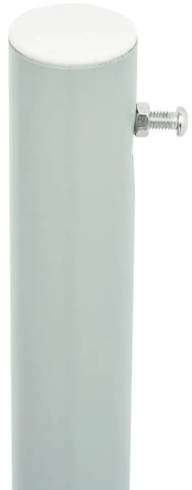 Toldo lateral retrátil para pátio 200x600 cm vermelho