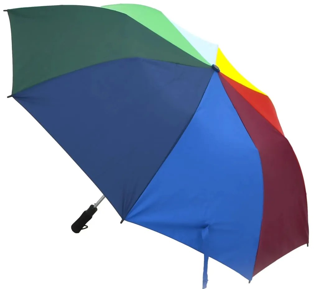 Guarda-chuva dobrável automático 124 cm multicor