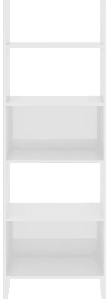 Estante 60x35x180 cm derivados de madeira branco brilhante