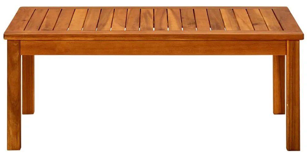 Mesa de centro p/ jardim 90x50x36 cm madeira de acácia maciça