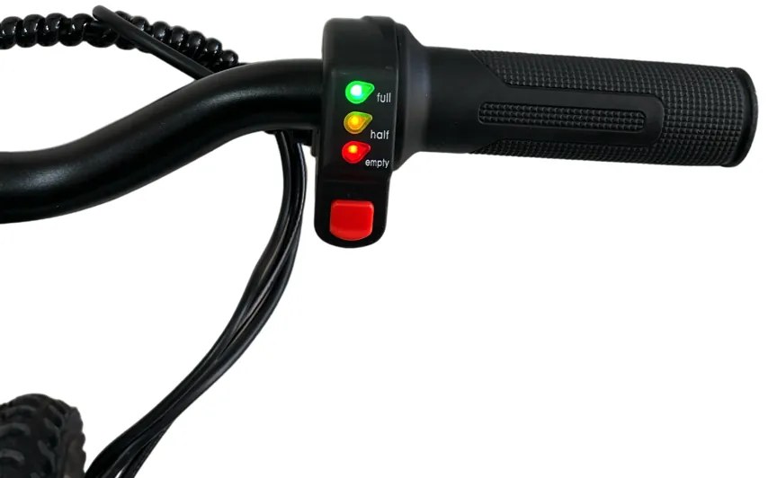 Bicicleta de equilíbrio elétrica para crianças de 24 volts, 16 polegadas -  vermelha