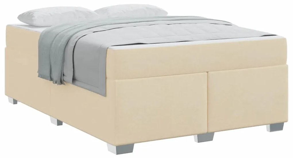 Estrutura da Cama Outros Creme 160 x 200 cm tecido