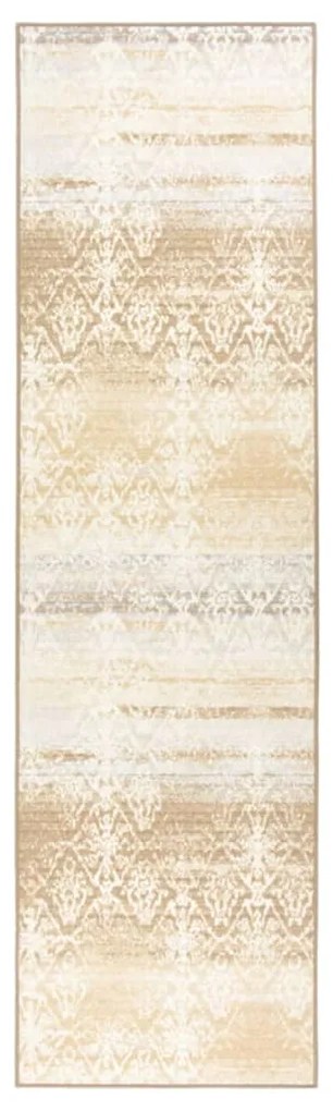 vidaXL Tapete/passadeira 80x350 cm dourado