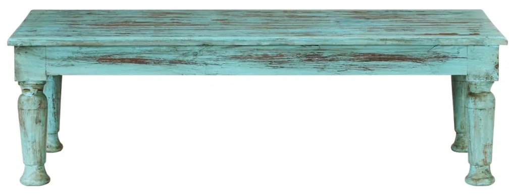 Mesa de centro 110x50x34 cm madeira recuperada maciça