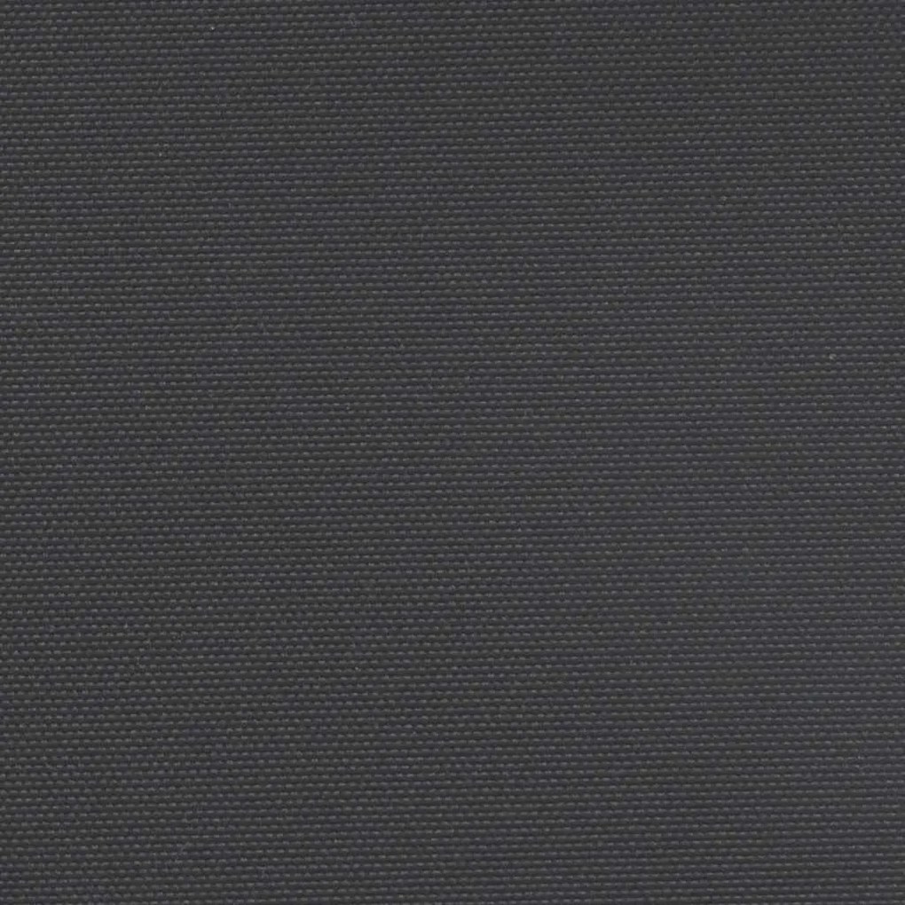 Toldo lateral retrátil 200x600 cm preto