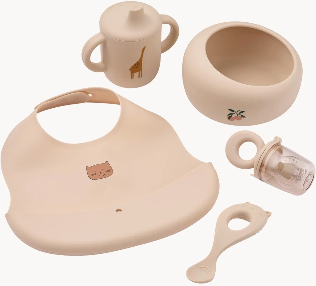 Conjunto de loiça para crianças Mileah, conjunto de 5