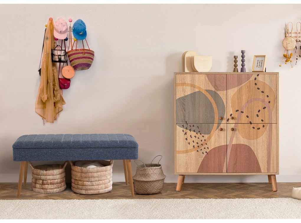 Conjunto de Mobiliário de Entrada Multilux – Sonomo Azul Escuro – Sapa