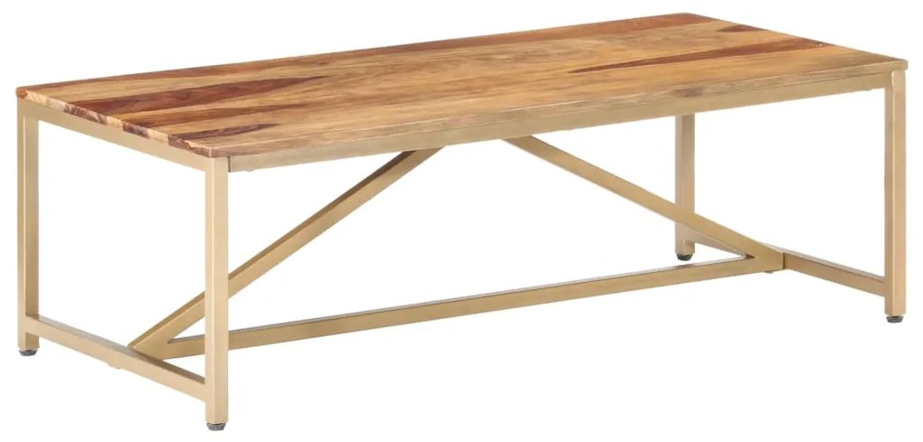 Mesa de centro 120x60x40 cm madeira maciça
