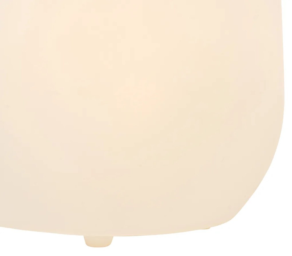 Candeeiro de pé para exterior vaso de flores branco IP44 - Flowerpot Moderno
