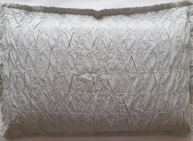 50x70 cm - Capa almofada 100% algodão Cinza: 1 Capa Almofada 50x70 cm
