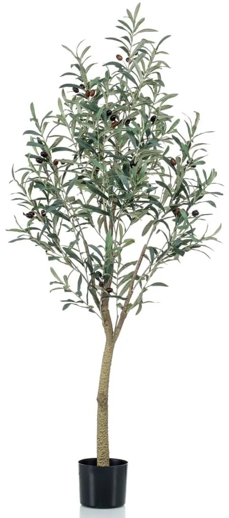 Oliveira artificial com vaso plástico 140 cm