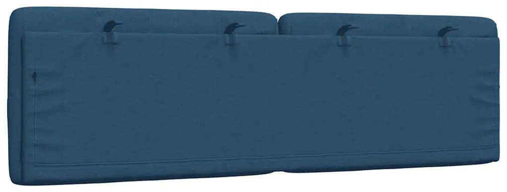 Almofadão de cabeceira 160 cm tecido azul