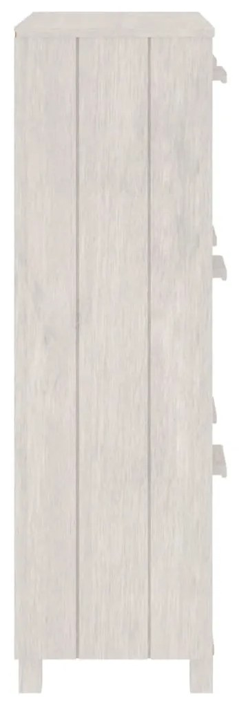 Sapateira HAMAR 59,5x35x117 cm pinho maciço branco