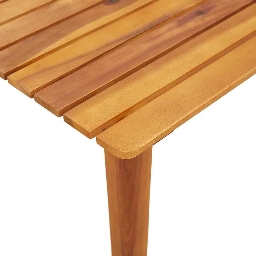 Mesa Lateral 45 x 45 x 40 cm em madeira de acácia sólida
