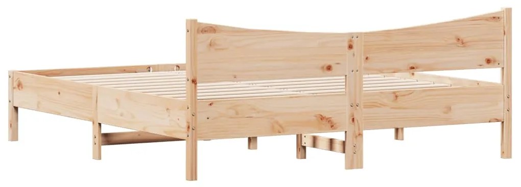 Cama sem colchão 180x200 cm madeira de pinho maciça