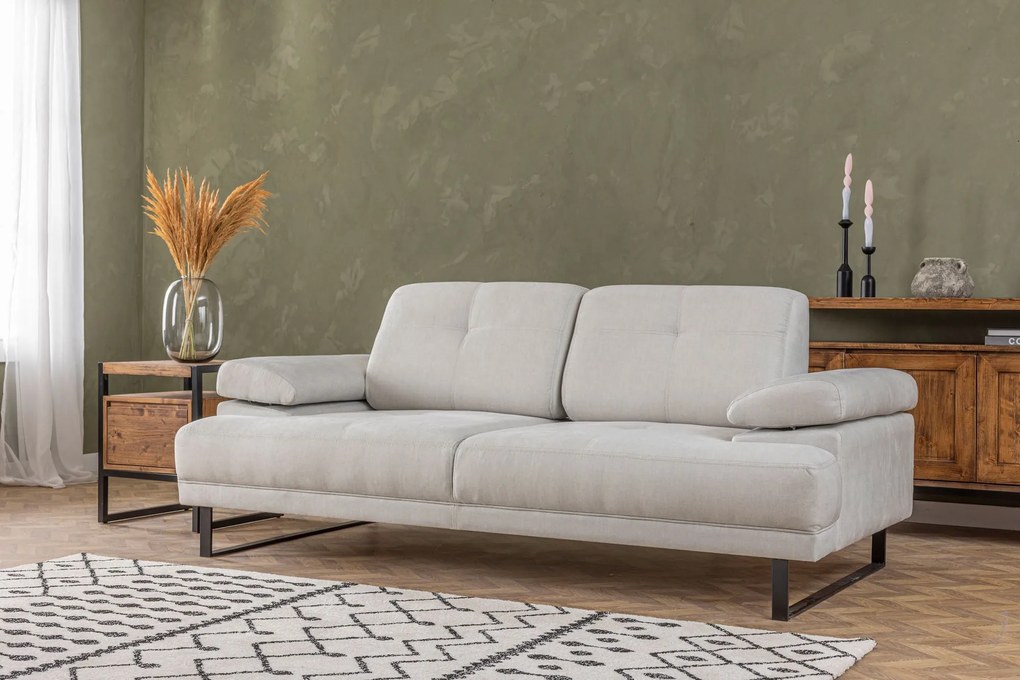 Sofá-Cama Mustang – Branco – 199 cm x 99 cm x 83 cm