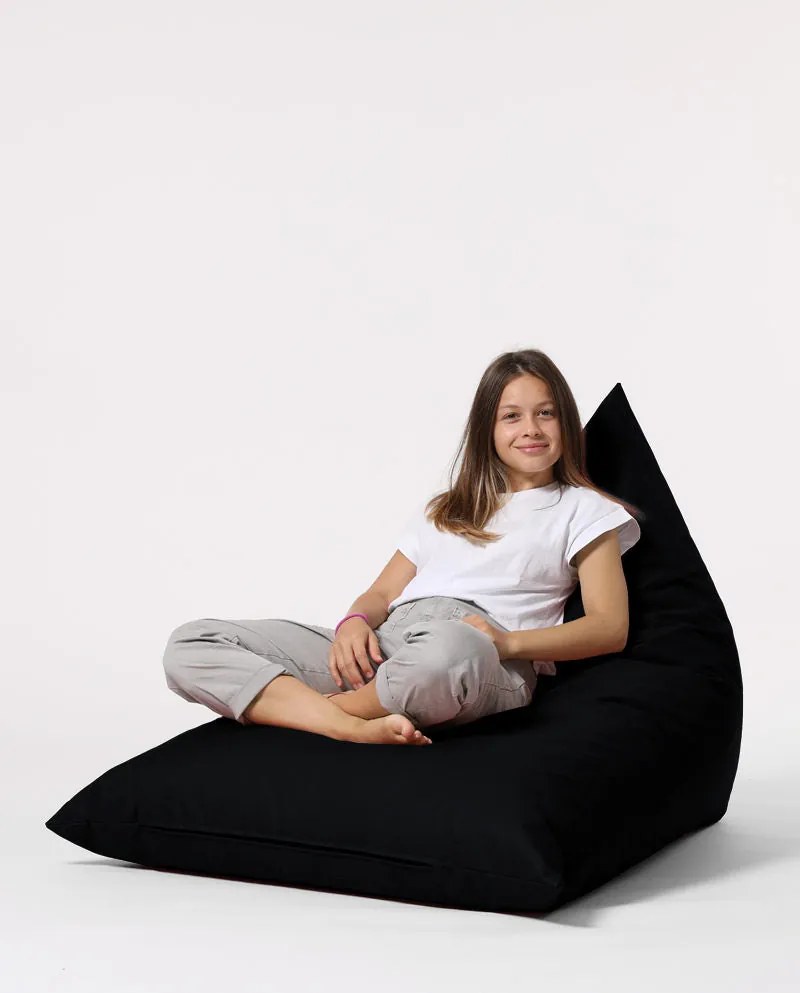 Puff de Jardim Pyramid Big Bed – Preto – 145x90x35 cm | Tribo Home