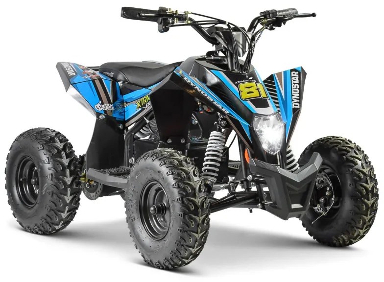 MOTO 4 ELÉCTRICA CRIANÇAS DYNOSTAR 1300W LITIO BLACK EDITION AZUL