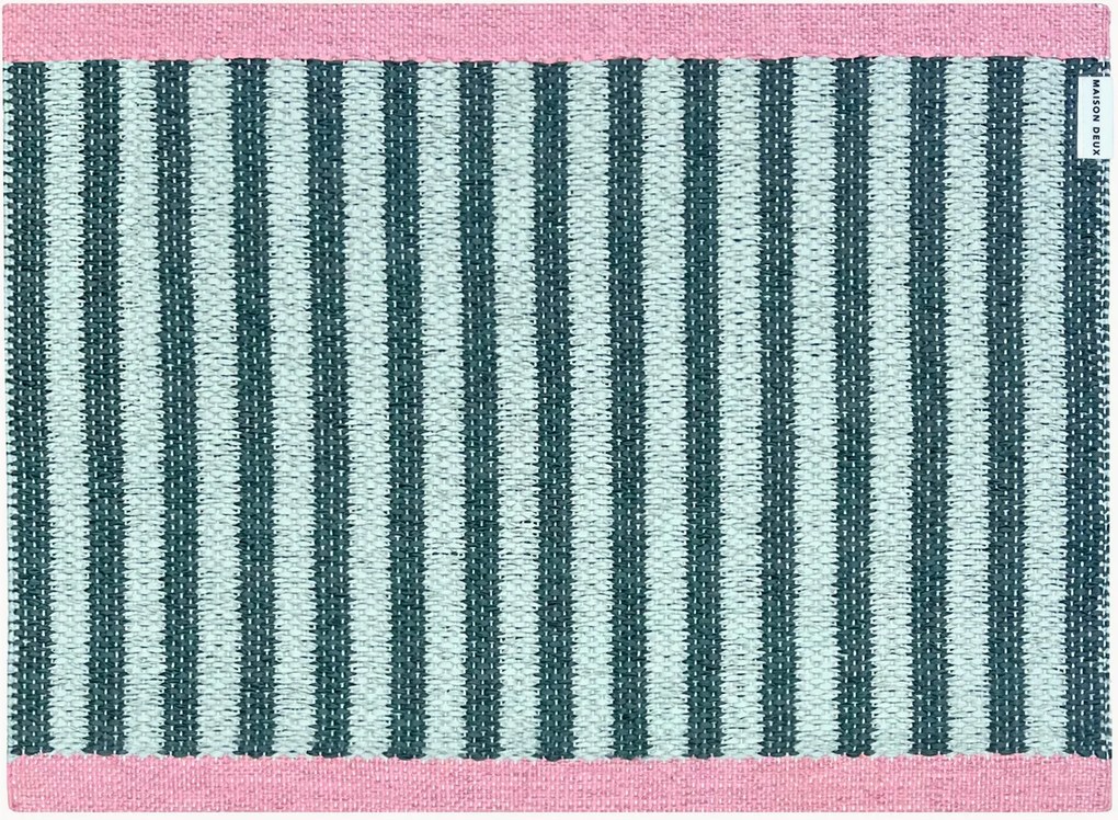 Tapete de entrada lavável Stripe