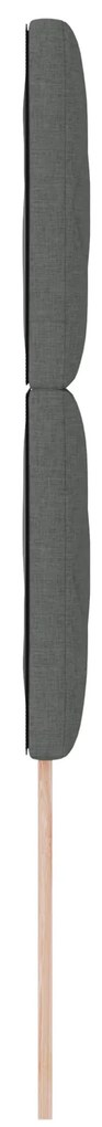 Cabeceira vidaXL Design de Blocos de Diamante Cinza Escuro 100 cm Teci