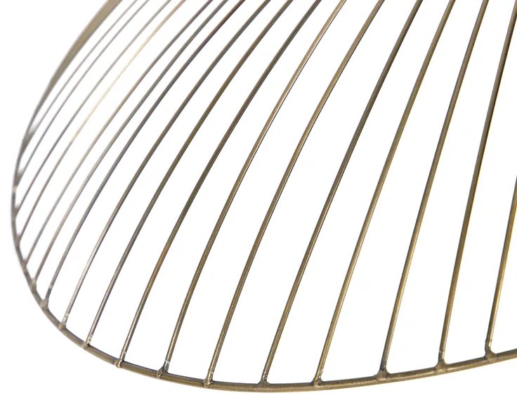 Candeeiro de suspensão design latão 64 cm - Pia Design