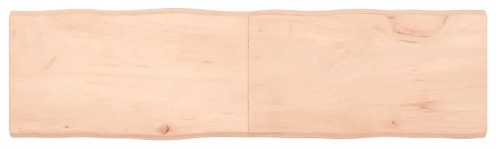 vidaXL Tampo de mesa c/ bordas vivas carvalho maciço não tratado