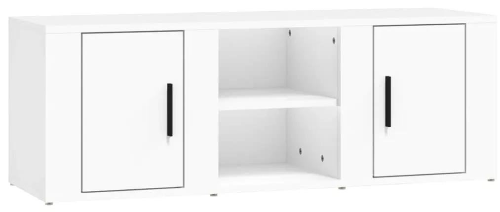 Móvel de TV Leci de 100 cm - Branco - Design Moderno