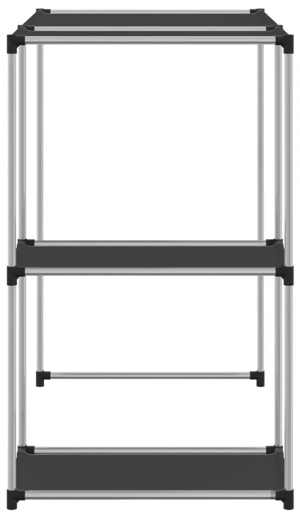 Estante de arrumação p/ máquina de lavar roupa ferro preto