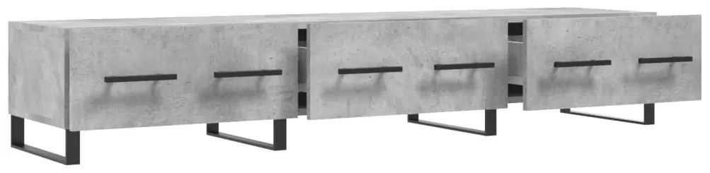 Móvel de TV 150x36x30 cm derivados de madeira cinzento cimento