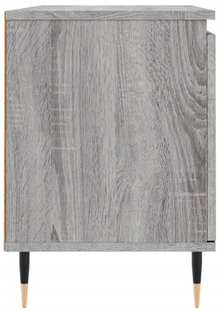 Móvel de TV 104x35x50 cm derivados de madeira cinzento sonoma