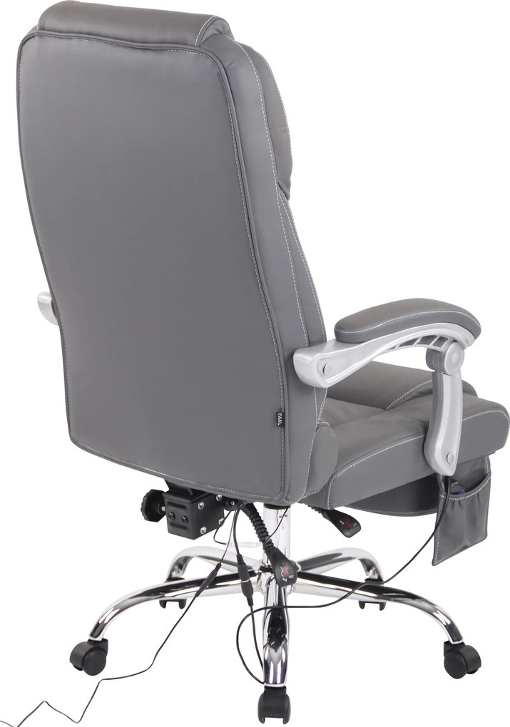 Cadeira de escritório Pacific com massagem Cinza