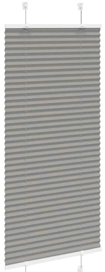Antracite Plissada Cega 55x150 cm Largura Tecido 54,4 cm