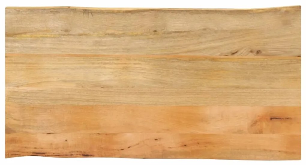 Tampo de mesa c/ borda viva 100x60x2,5 cm mangueira maciça