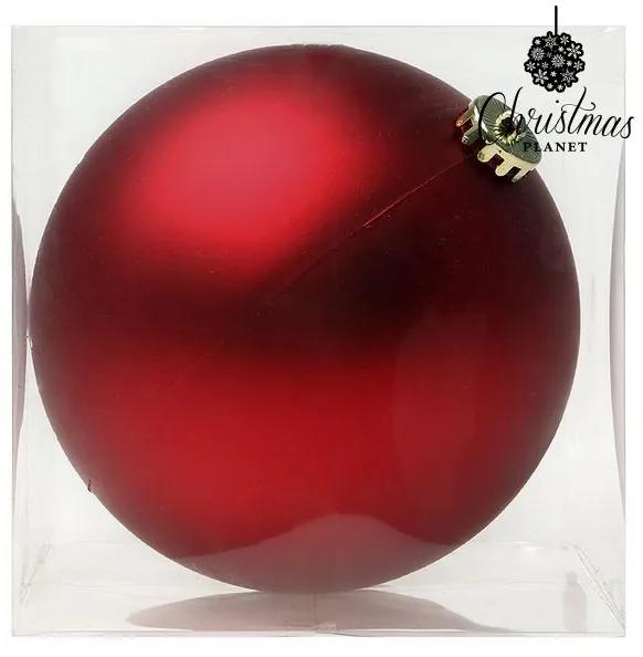 Bola de Natal 8828 15 cm Cristal Vermelho