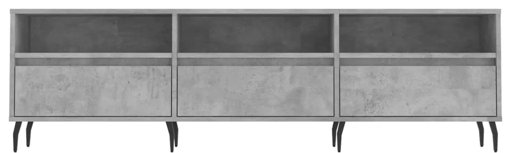 Móvel de TV 150x30x44,5 cm derivados de madeira cinza cimento