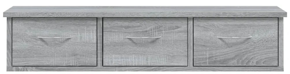 Armário parede 88x26x18,5 cm derivados madeira cinzento sonoma