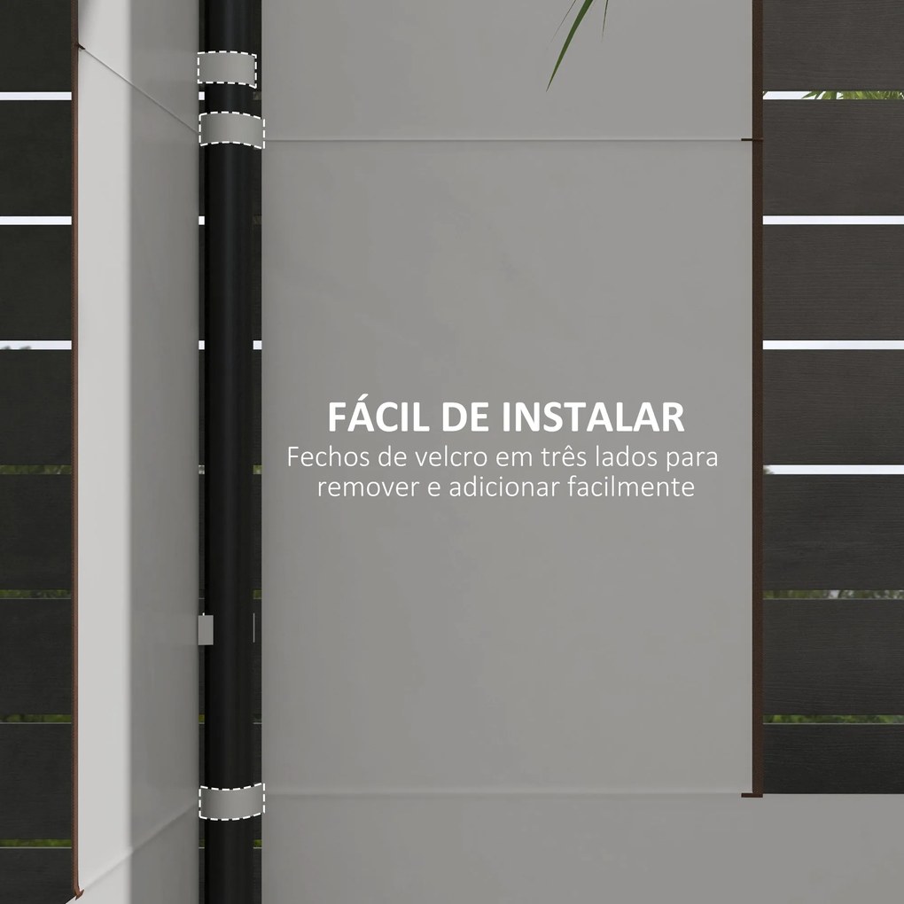 Paredes Laterais para Tenda de 2 Painéis 295x195 cm Paredes Laterais d
