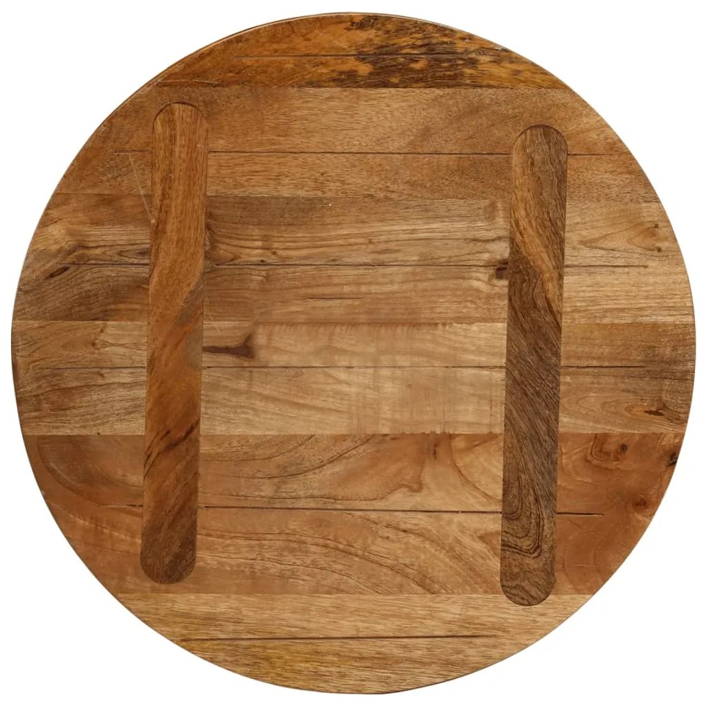 Tampo de mesa redondo Ø50x3,8cm madeira de mangueira maciça