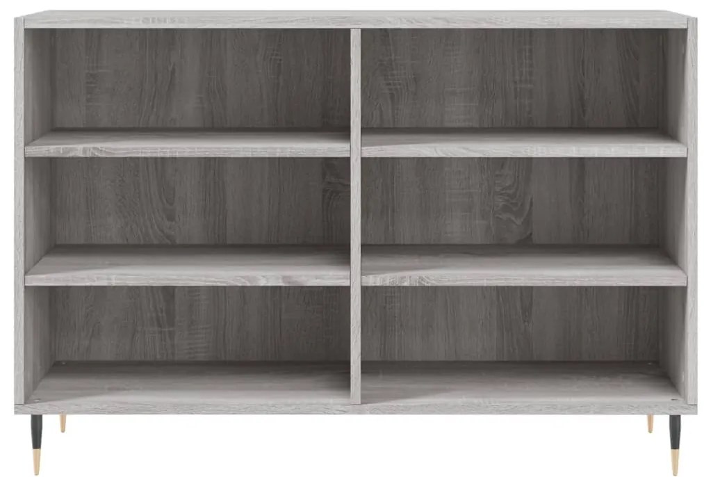 Aparador 103,5x35x70 cm derivados de madeira cinzento sonoma